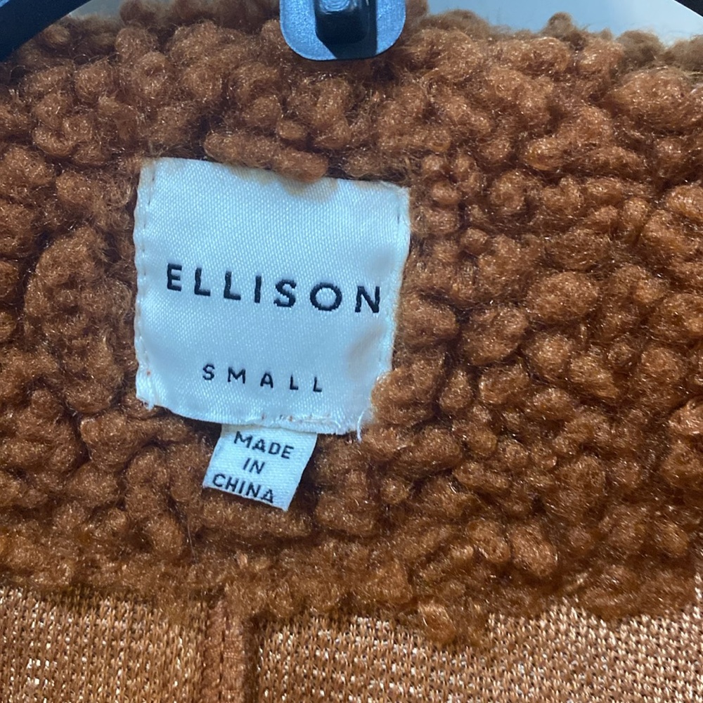 New Vici Ellison Rust Fall Teddy Jacket with pockets - Picture 11 of 14